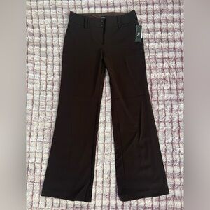 Iz Byer Women's Straight Leg Pants - Dark Brown